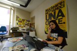 「原子力を止めるための投票委員会」オフィス。（11日、ローマ市内。写真：筆者撮影）