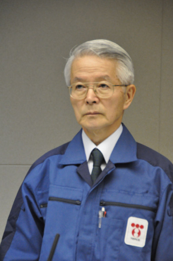 東京電力・勝俣恒久会長。広瀬隆氏のひそみに倣えば「悪党の頭目」だ。（写真：筆者撮影）